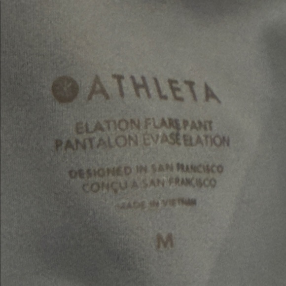 Athleta elation Flare pants medium new - Picture 5 of 5